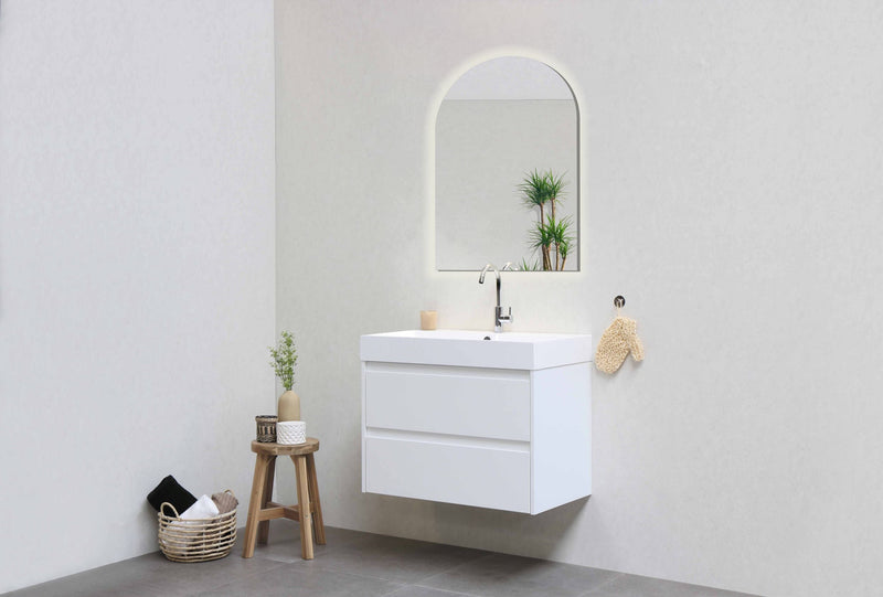 Agua Canada Led Arch Wall Mirror 24"X36" - OSCAR-36