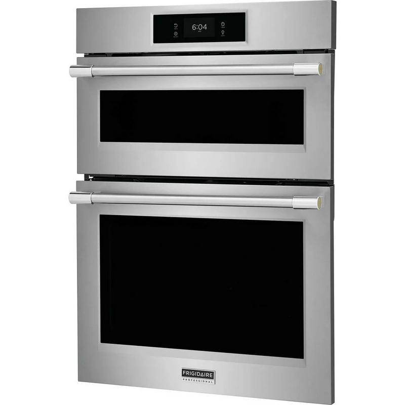 Frigidaire Professional 30" Electric Wall Oven and Microwave Combination with Total Convection PCWM3080AF