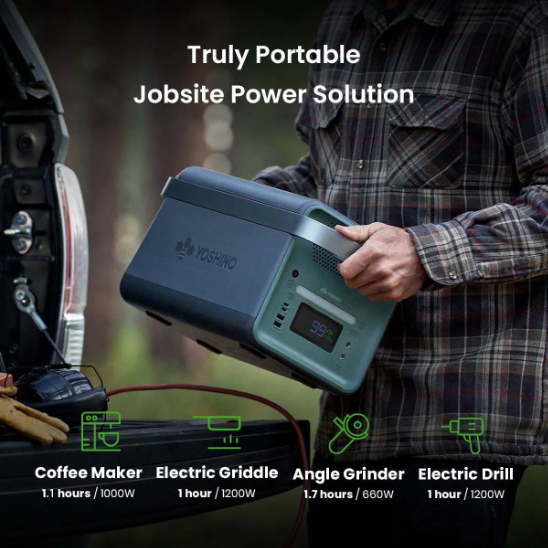 Yoshino B2000 Solid-State Portable Power Station - 2000W | 1326Wh - DTA-B2000 SST
