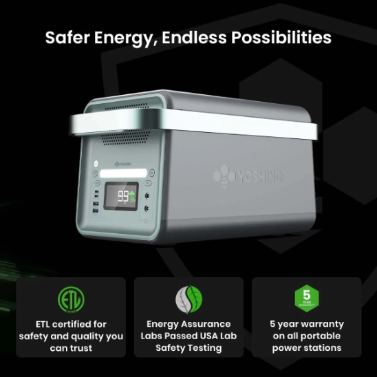 Yoshino B2000 Solid-State Portable Power Station - 2000W | 1326Wh - DTA-B2000 SST