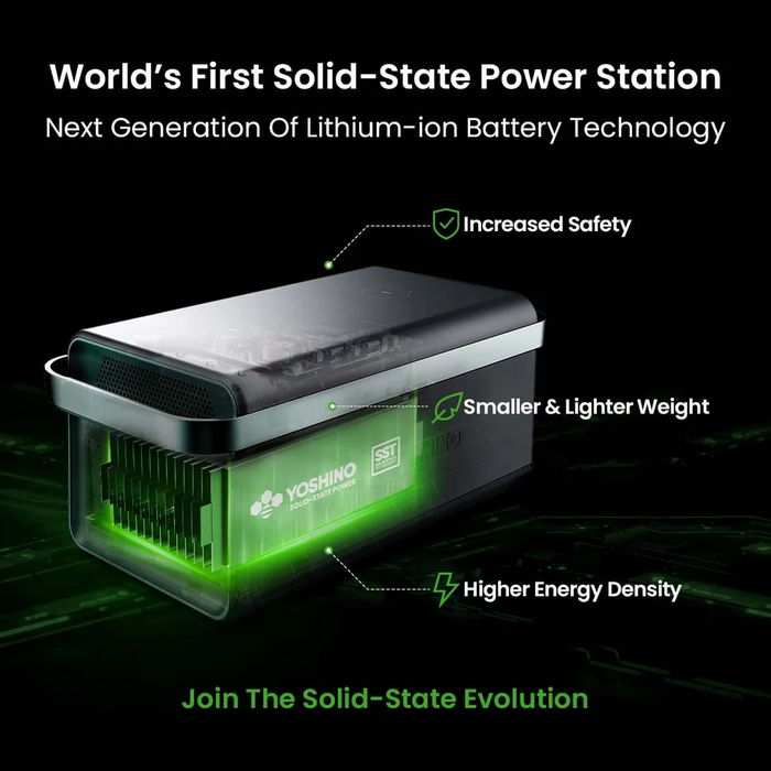 Yoshino B4000 Solid-State Portable Power Station- 4000W | 2611Wh - DTA-B4000 SST