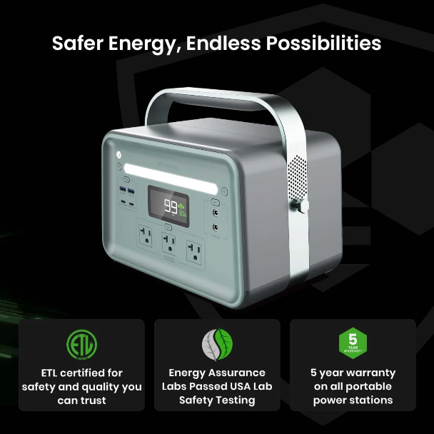 Yoshino B660 Solid-State Portable Power Station - 660W | 602Wh - DTA-B660 SST