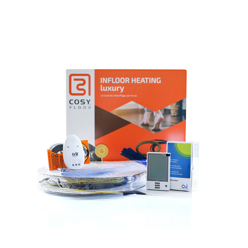 CosyFloor Cable 110V Infloor Heating System with Programmable Thermostat