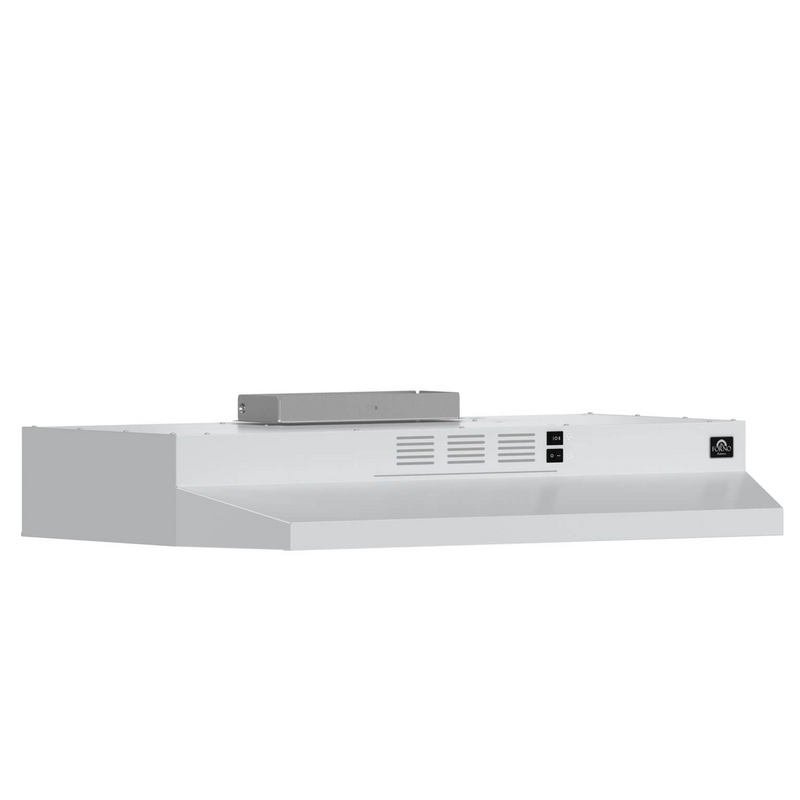 Forno CAPPA 30" Under Cabinet Mount Range Hood in White 200 CFM - FRHUC5200-30WHT