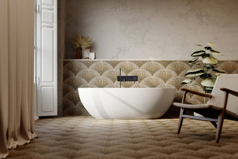 Agua Canada SAHARA Wall Mounted Round Tub Faucet