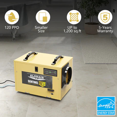 AlorAir Sentinel HD55S Gold 120 PPD Commercial Dehumidifier