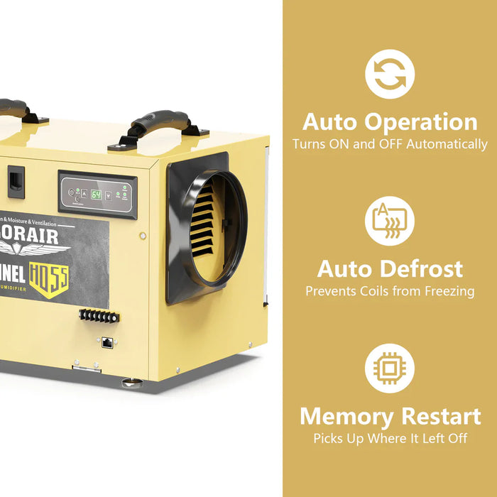 AlorAir Sentinel HD55S Gold 120 PPD Commercial Dehumidifier