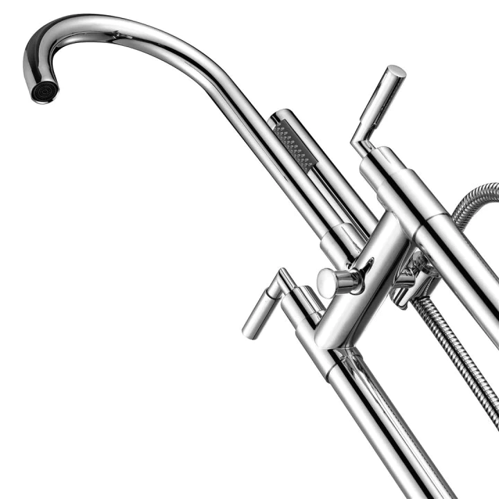 Agua Canada SOMBRERO Freestanding Faucet Round With Two Handles