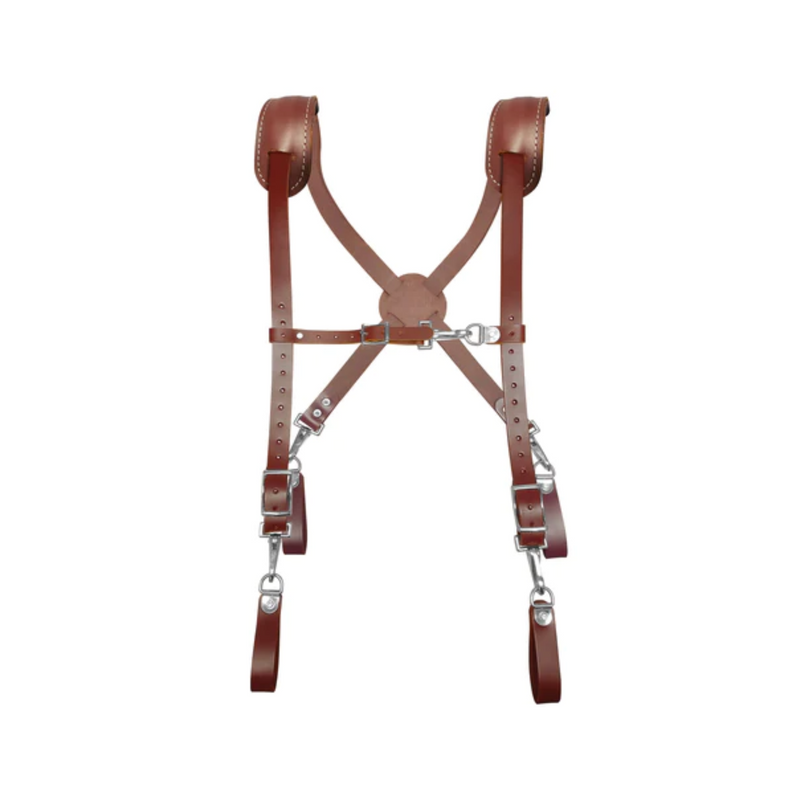 Site Gear Leather Work Suspenders