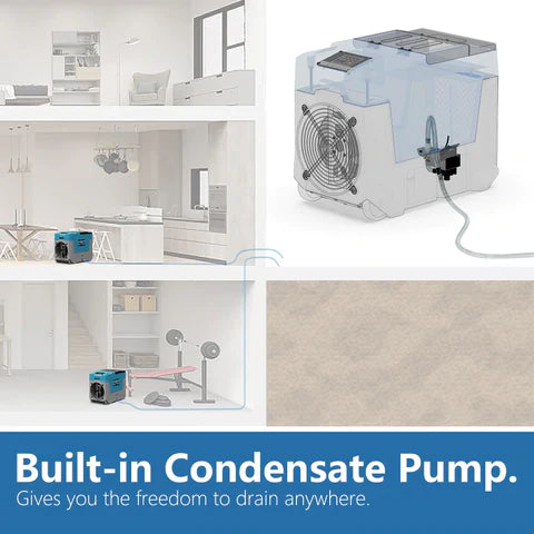 AlorAir LGR 850 180 PPD Commercial Dehumidifier with Pump