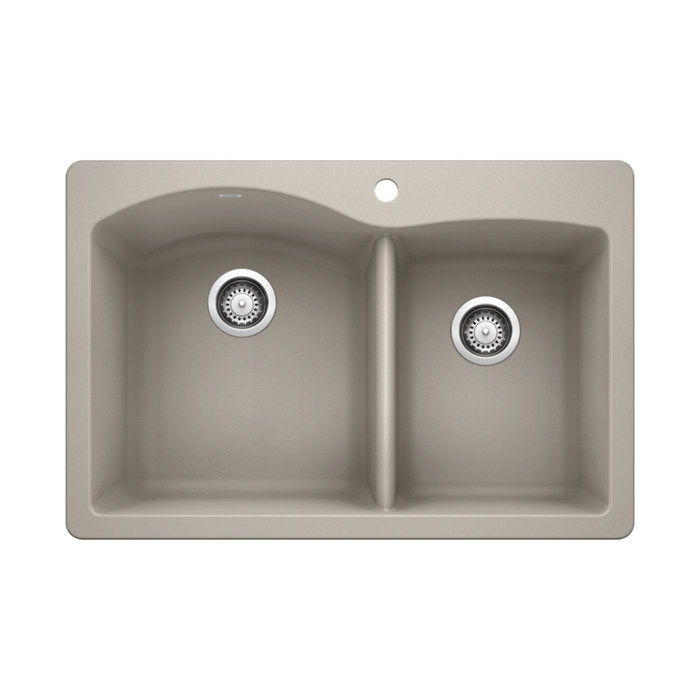Blanco DIAMOND 1¾ Bowl SILGRANIT Drop-In Kitchen Sink