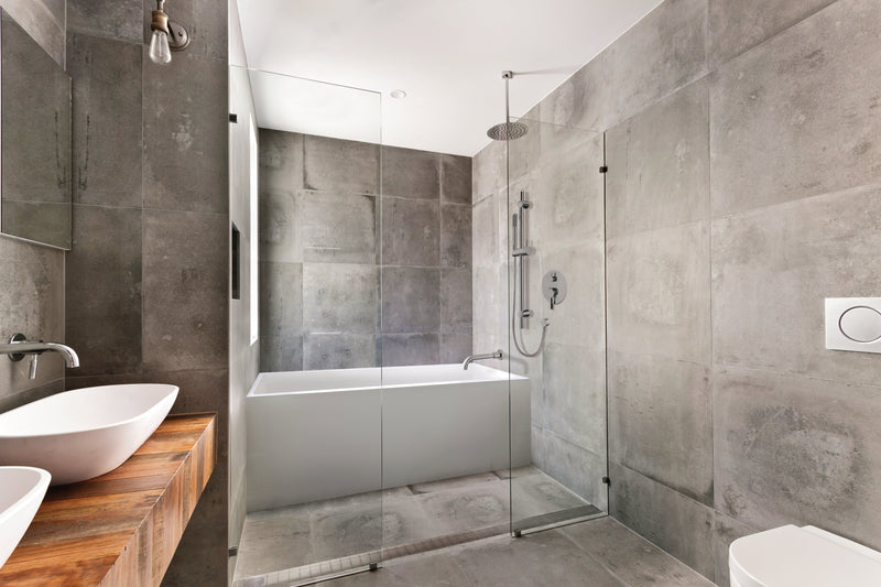 Agua Canada VADO-II Chrome Round Bath Shower Kit