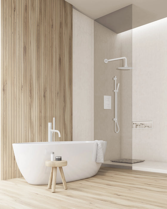 Agua Canada VANIKA Thermostatic Shower Set Including Shower Head, Handshower On Rail And Valve