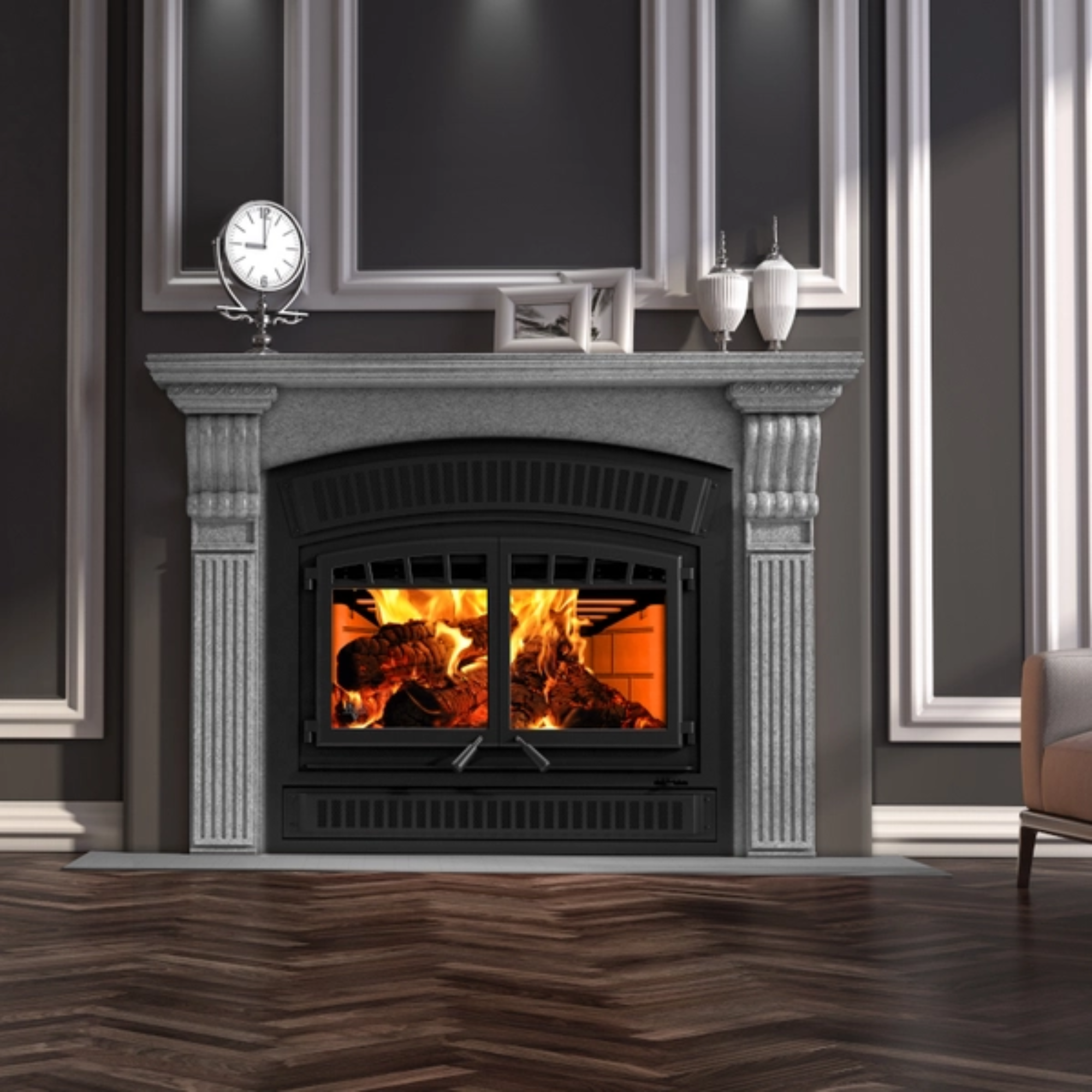 KZ2 ★EXEN MODEL HVE-HS・EFP80・セット Ventis HE350 High-Efficiency Wood Stove Bundle — Rise