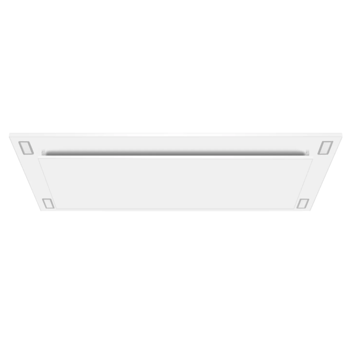 Victory Range Hoods Sunset 600 CFM White Flush Ceiling Mount Dimmable LED Range Hood