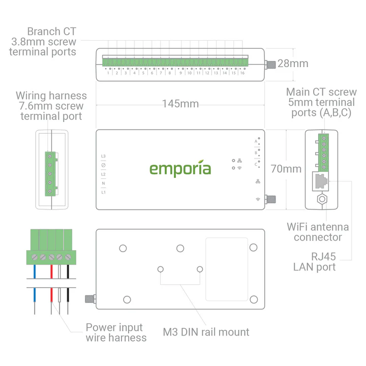 Emporia Vue 3 Energy Management Hub & Monitor