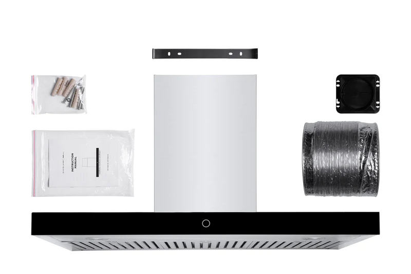 Hauslane 30" WM-739 Chef Series 900 CFM Convertible Stainless Steel Wall-Mounted Range Hood