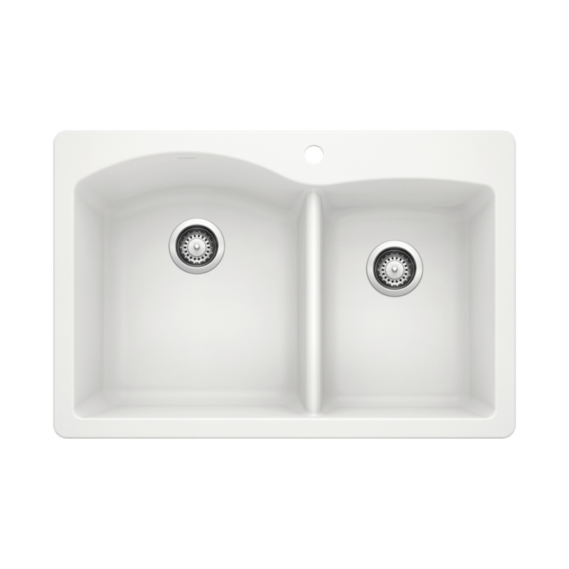 Blanco DIAMOND 1¾ Bowl SILGRANIT Drop-In Kitchen Sink