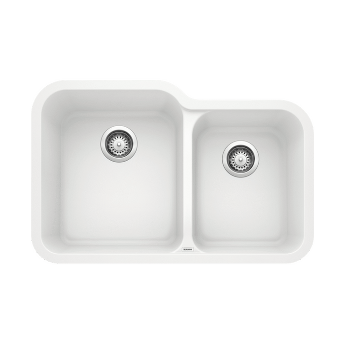 Blanco VISION U 1¾ Double Bowl SILGRANIT Kitchen Sink