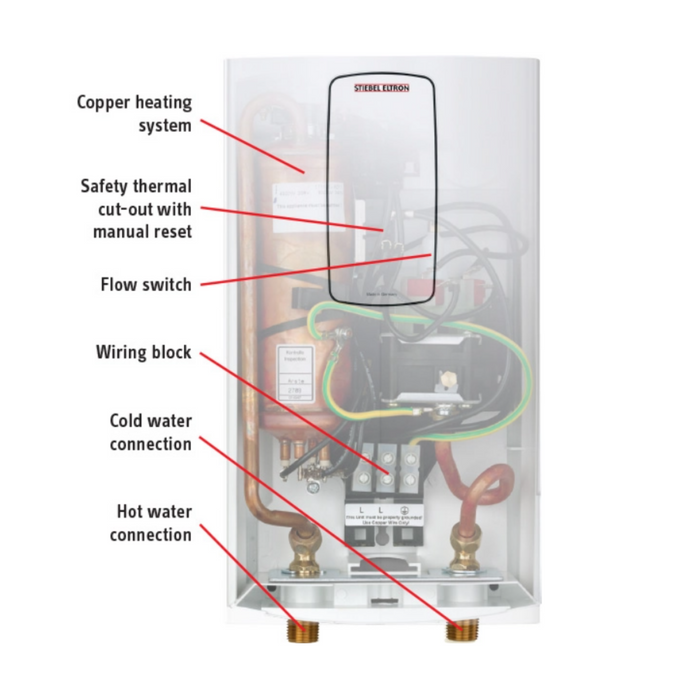 Stiebel Eltron DHC 5-2 Classic Single Sink Point-of-Use Electric Tankless Water Heater - 202650