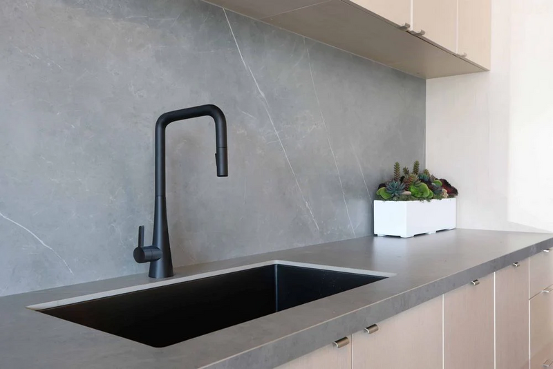Agua Canada MASTER-BK Matte Black Modern Kitchen Faucet