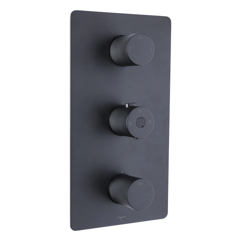Agua Canada VEDA Thermostatic Shower-Tub Set Including Shower Head, Handshower On Rail, Valve And Spout