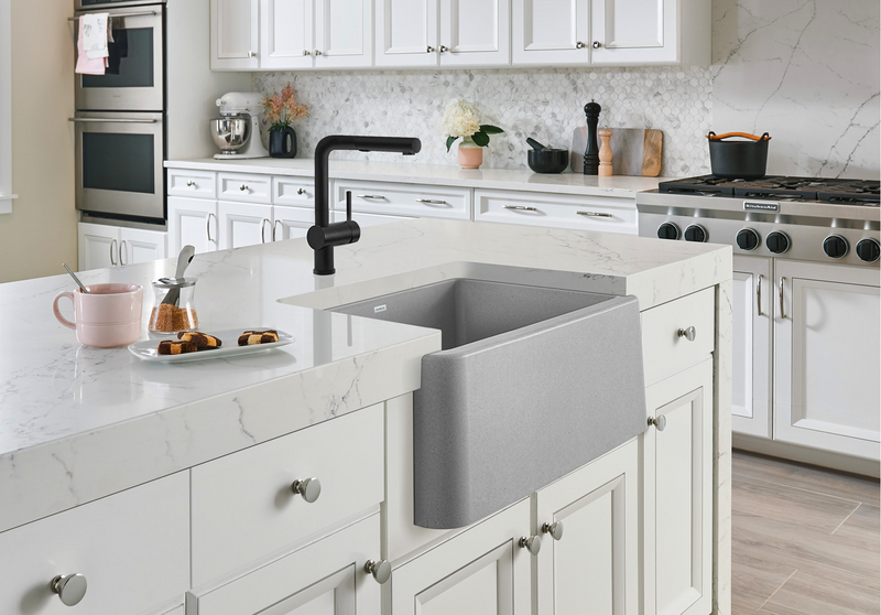 BLANCO IKON 27-in Single Bowl Farmhouse Sink