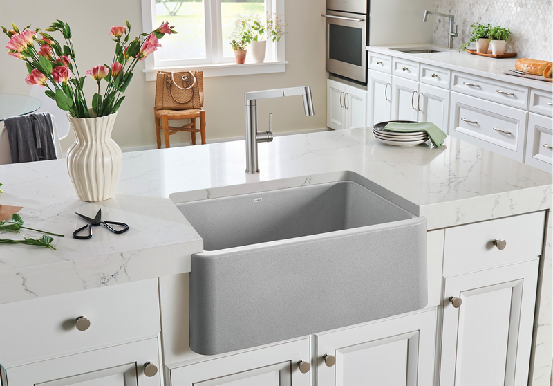 BLANCO IKON 27-in Single Bowl Farmhouse Sink