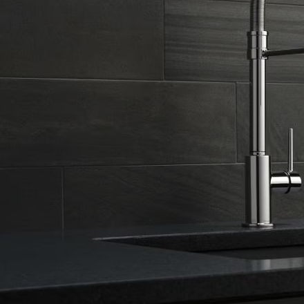Delta Trinsic Pro Single Handle Pull-Down Kitchen Faucet With Spring Spout - Chrome
