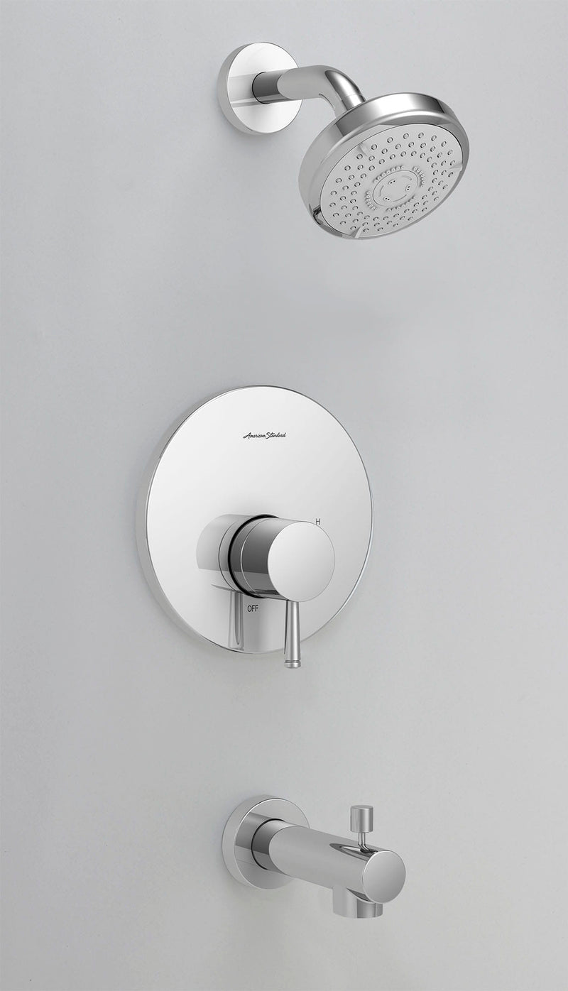 American Standard Serin 1.75 gpm/6.6 L/min Tub and Shower Trim Kit With Water-Saving 3-Function Shower Head
