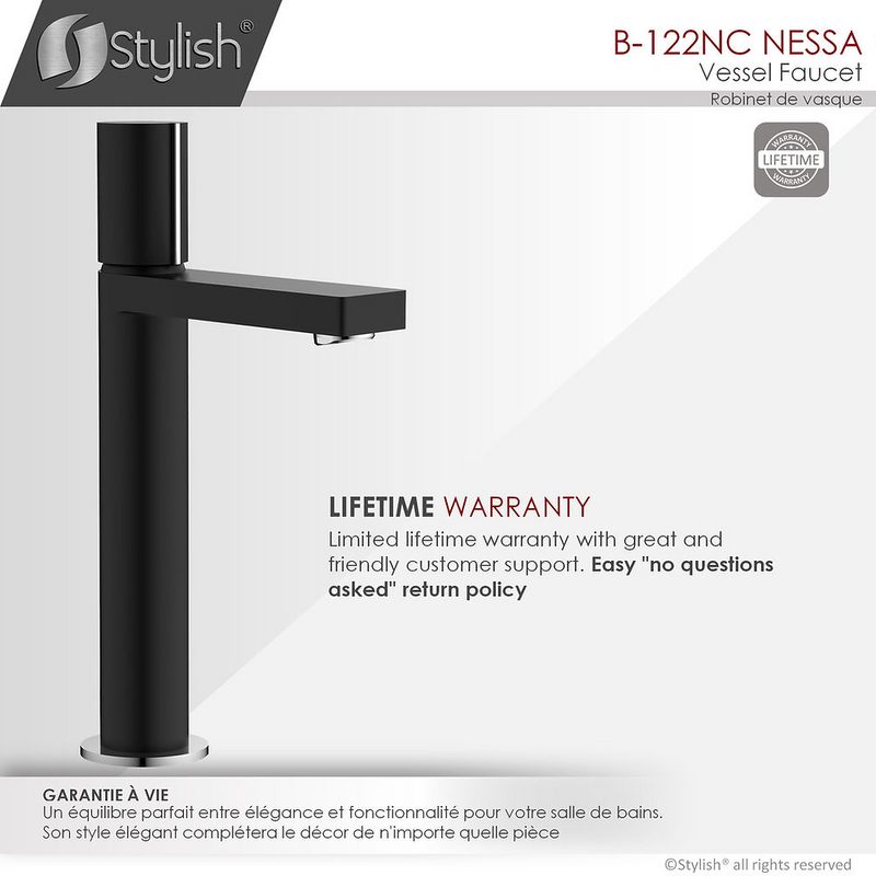 Stylish NESSA Single Handle Bathroom Faucet