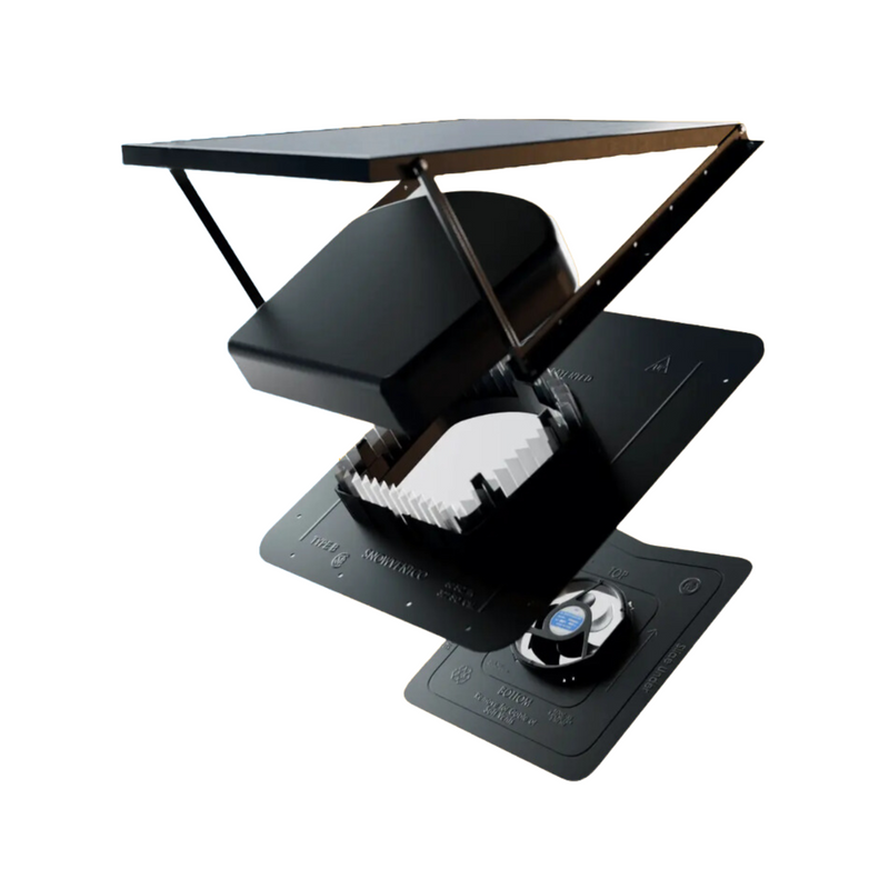iSolar 20W106-FLEX-SNV Modular Solar Attic Fan Snowventco Vent Bundle – High-Efficiency Solar-Powered Ventilation