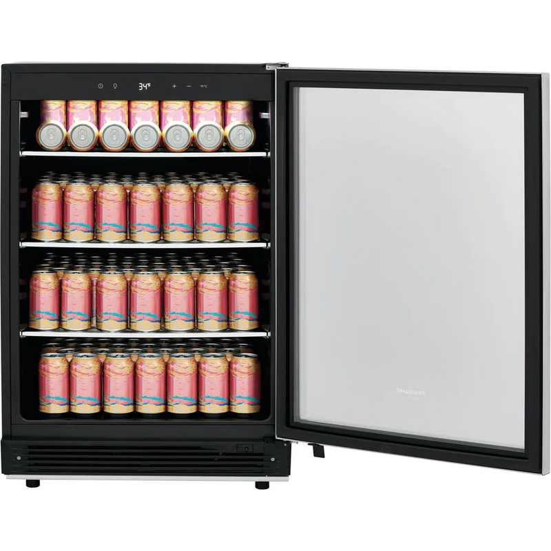Frigidaire Gallery 5.3 cu. ft. Beverage Center with Glass Door in Stainless Steel