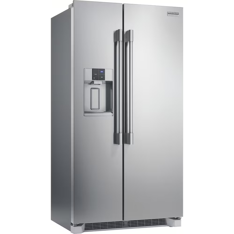 Frigidaire Professional 36" 22.3 Cu. Ft. Counter Depth Side by Side Refrigerator in Smudge-Proof Stainless Steel PRSC2222AF