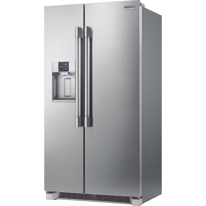 Frigidaire Professional 22.3 Cu. Ft. 36" Counter Depth Side by Side Refrigerator in Smudge-Proof Stainless Steel PRSC2222AF