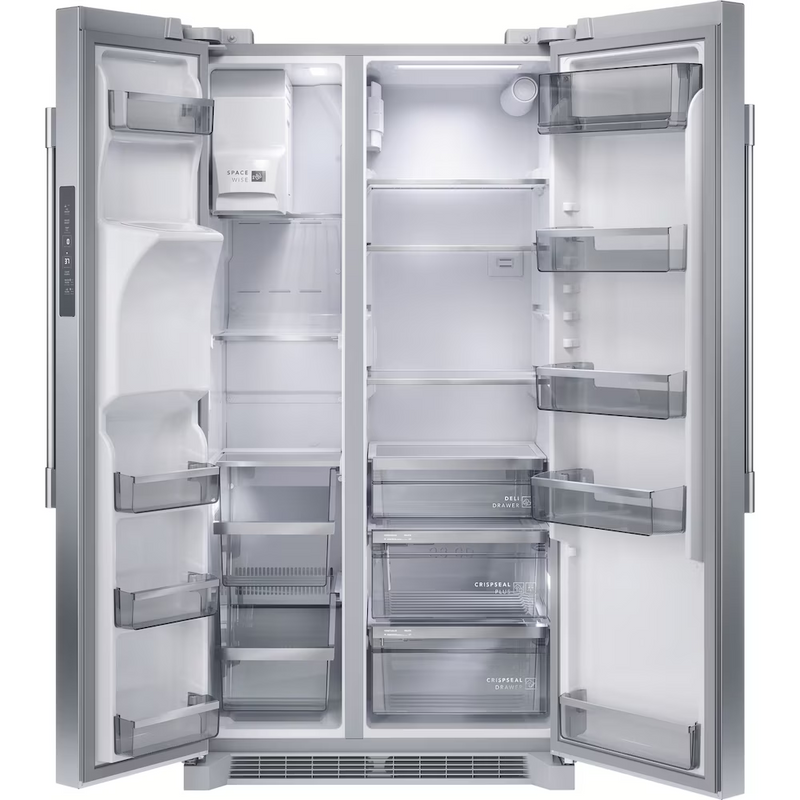Frigidaire Professional 36" 22.3 Cu. Ft. Counter Depth Side by Side Refrigerator in Smudge-Proof Stainless Steel PRSC2222AF