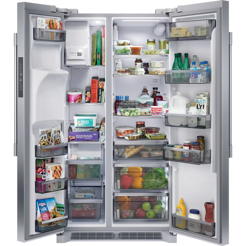 Frigidaire Professional 36" 22.3 Cu. Ft. Counter Depth Side by Side Refrigerator in Smudge-Proof Stainless Steel PRSC2222AF