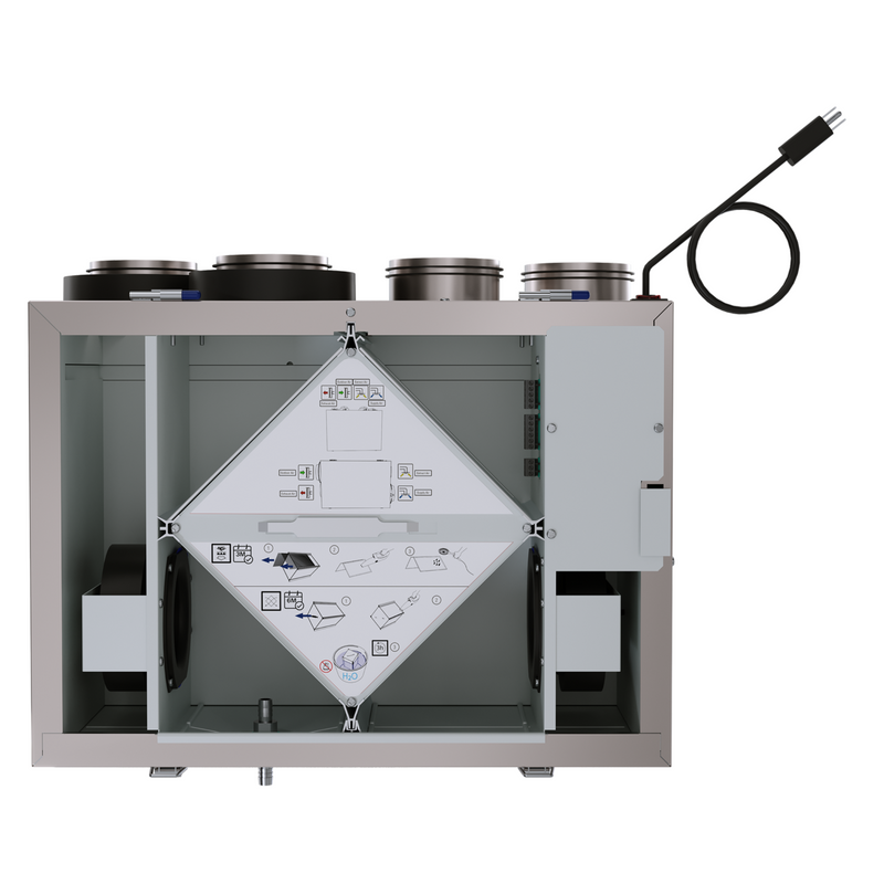 Greentek Premiere Series PRS 0.7H Top Port Heat Recovery Ventilator (HRV)