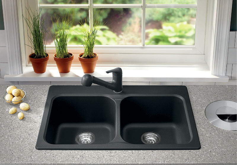 Blanco VISION 210 Double Bowl SILGRANIT Kitchen Sink