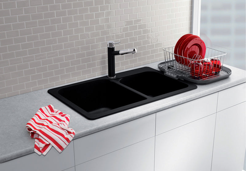 Blanco VISION 1¾ Double Bowl SILGRANIT Kitchen Sink