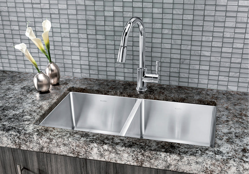 Blanco QUATRUS R15 U 2 Stainless Steel Kitchen Sink