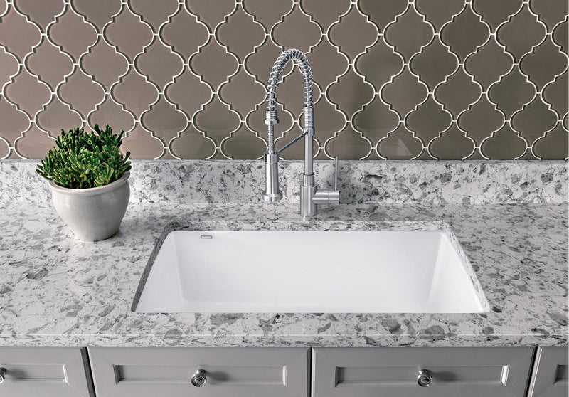 Blanco DIAMOND U Super Single Bowl SILGRANIT Undermount Kitchen Sink