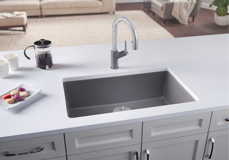 Blanco PRECIS 27 Single Bowl SILGRANIT Undermount Kitchen Sink