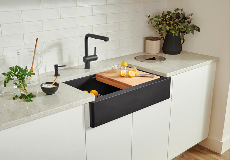 Blanco VINTERA 30 Single Bowl SILGRANIT Apron Farmhouse Kitchen Sink
