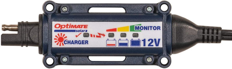 OptiMATE TM-523-6 Solar 60W Travel Kit - 6-Step 12V 5A Sealed Solar Battery Saving Charger & Maintainer
