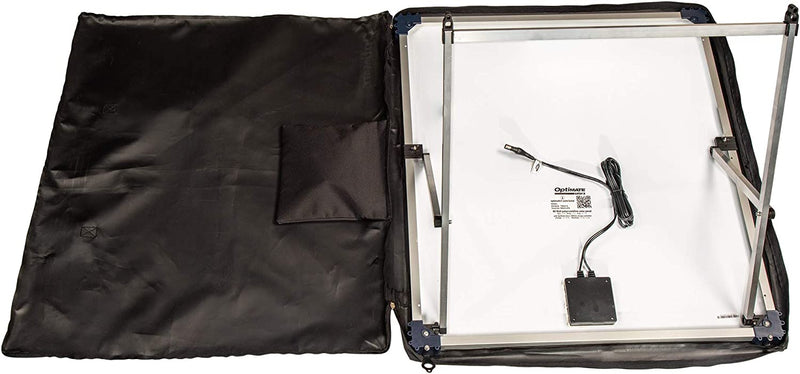 OptiMATE TM-523-8TK SOLAR 80W Travel Kit - 6-Step 12V 6.67A Sealed Solar Battery Saving Charger & Maintainer