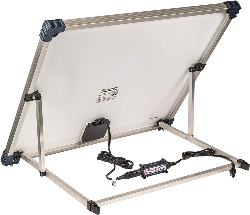 OptiMATE TM-523-6TK Solar 60W Travel Kit - 6-Step 12V 5A Sealed Solar Battery Saving Charger & Maintainer