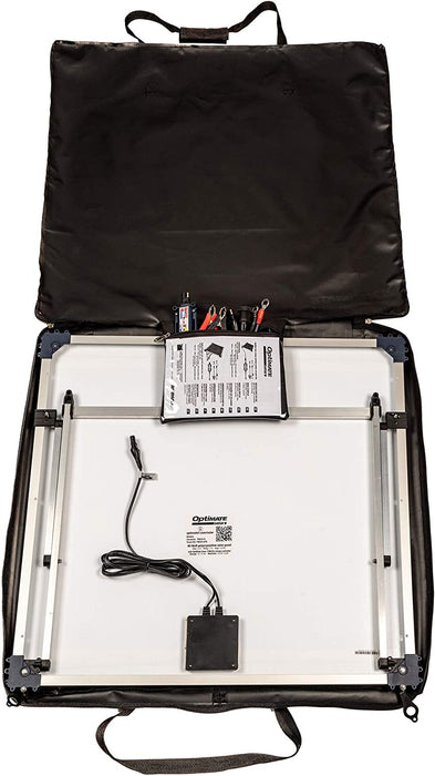 OptiMATE TM-523-8TK SOLAR 80W Travel Kit - 6-Step 12V 6.67A Sealed Solar Battery Saving Charger & Maintainer