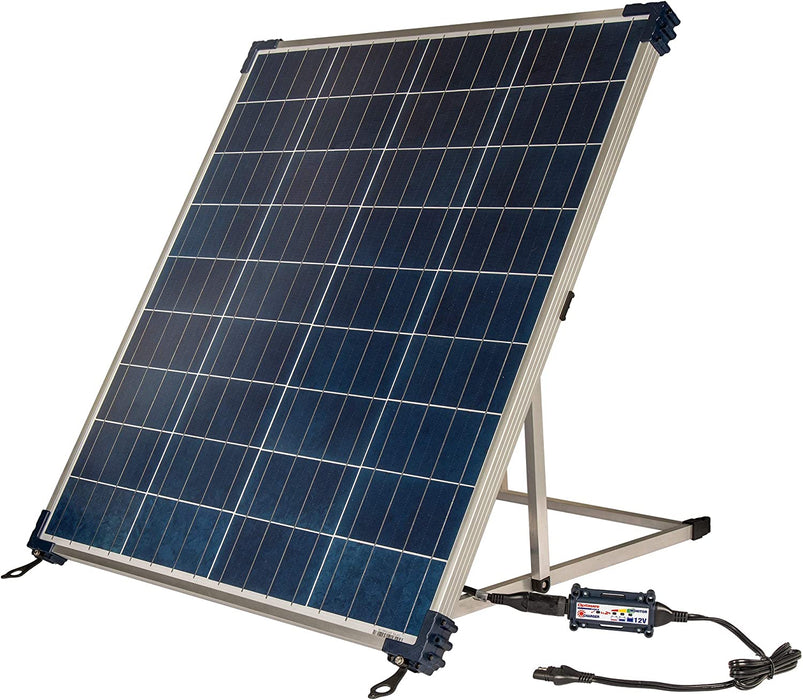 OptiMATE TM-523-6TK Solar 60W Travel Kit - 6-Step 12V 5A Sealed Solar Battery Saving Charger & Maintainer