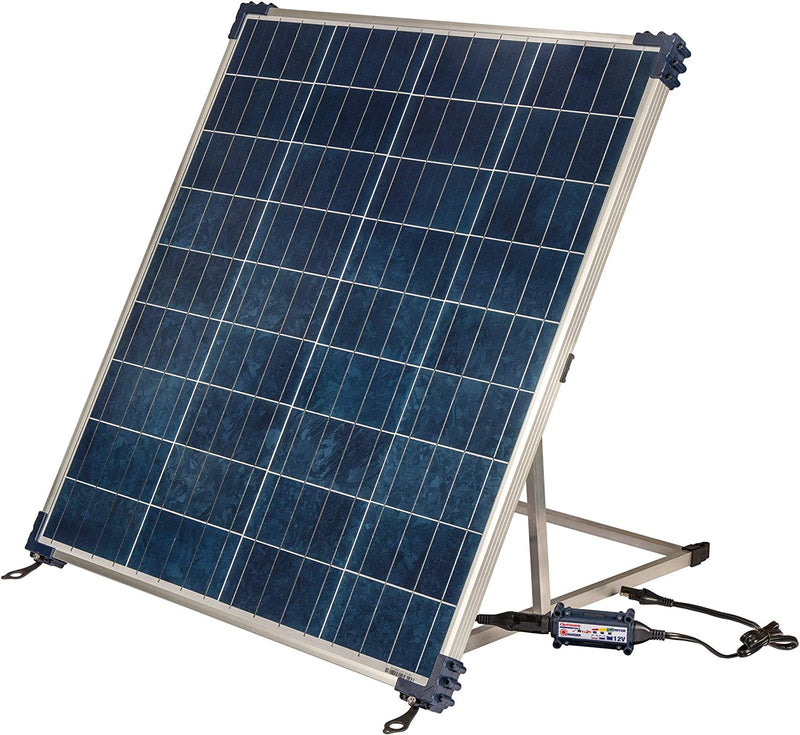 OptiMATE TM-523-8TK SOLAR 80W Travel Kit - 6-Step 12V 6.67A Sealed Solar Battery Saving Charger & Maintainer